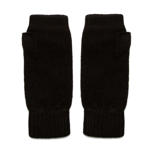 FINGERLESS MITTEN BLACK