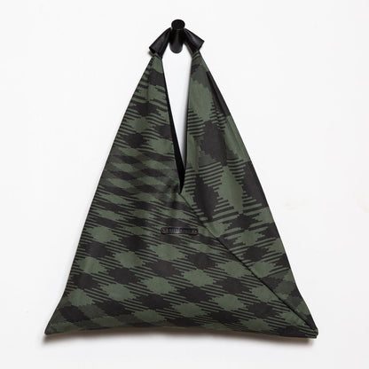 FOLD BAG KHAKI BLACK ARGYLE - GREEN THOMAS